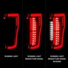 Anzo Usa 17-C F250/350/450 LED TAILLIGHTS RED/CLEAR 311287